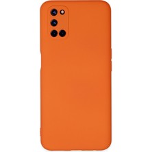 Happycase Oppo A92 Kılıf Nano Içi Kadife  Silikon - Turuncu