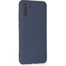 Happycase Samsung Galaxy A02S Kılıf Nano Içi Kadife  Silikon - Gri