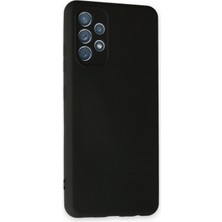 Happycase Samsung Galaxy A13 4g Kılıf Nano Içi Kadife  Silikon - Siyah