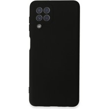 Happycase Samsung Galaxy A22 Kılıf Nano Içi Kadife  Silikon - Siyah