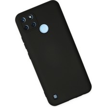 Happycase Realme C21Y Kılıf Nano Içi Kadife  Silikon - Siyah