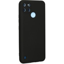 Happycase Realme C21Y Kılıf Nano Içi Kadife  Silikon - Siyah