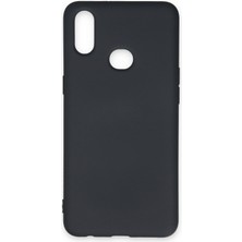 Happycase Samsung Galaxy A10S Kılıf Nano Içi Kadife  Silikon - Lacivert