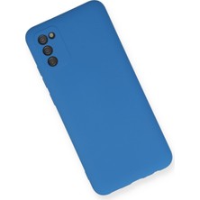 Happycase A02S Kılıf Nano Içi Kadife  Silikon - Mavi