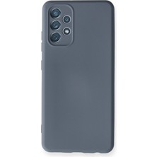 Happycase Samsung Galaxy A32 Kılıf Nano Içi Kadife  Silikon - Gri