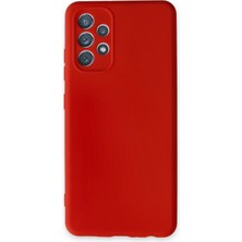 Happycase Samsung Galaxy A13 4g Kılıf Nano Içi Kadife  Silikon - Kırmızı