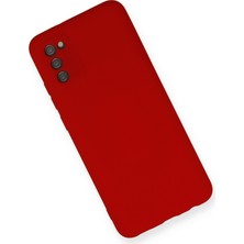 Happycase A03S Kılıf Nano Içi Kadife  Silikon - Kırmızı