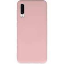 Happycase Samsung Galaxy A50 Kılıf Nano Içi Kadife  Silikon - Pudra