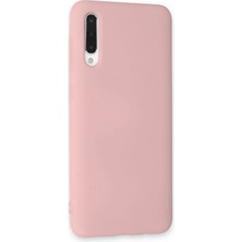 Happycase Samsung Galaxy A50 Kılıf Nano Içi Kadife  Silikon - Pudra