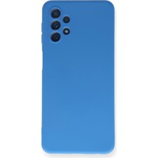 Happycase Samsung Galaxy A52 Kılıf Nano Içi Kadife  Silikon - Mavi