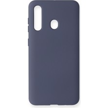 Happycase Samsung Galaxy A60 Kılıf Nano Içi Kadife  Silikon - Gri