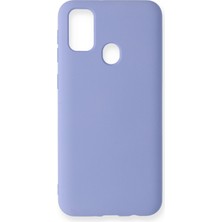 Happycase Samsung Galaxy A21S Kılıf Nano Içi Kadife  Silikon - Lila