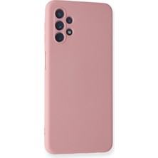 Happycase Samsung Galaxy A32 5g Kılıf Nano Içi Kadife  Silikon - Pembe