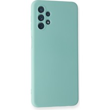 Happycase Samsung Galaxy A32 5g Kılıf Nano Içi Kadife  Silikon - Turkuaz