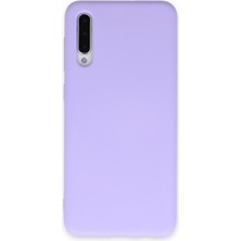 Happycase Samsung Galaxy A30S Kılıf Nano Içi Kadife  Silikon - Lila