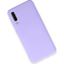 Happycase Samsung Galaxy A30S Kılıf Nano Içi Kadife  Silikon - Lila