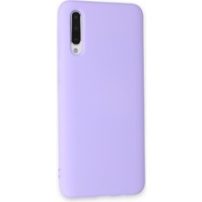 Happycase Samsung Galaxy A30S Kılıf Nano Içi Kadife  Silikon - Lila