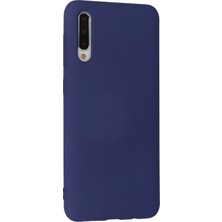 Happycase Samsung Galaxy A50 Kılıf Nano Içi Kadife  Silikon - Lacivert