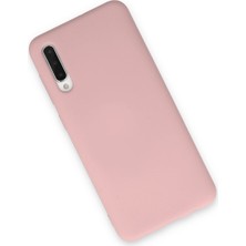 Happycase Samsung Galaxy A30S Kılıf Nano Içi Kadife  Silikon - Pudra