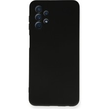 Happycase Samsung Galaxy A32 5g Kılıf Nano Içi Kadife  Silikon - Siyah