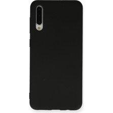 Happycase Samsung Galaxy A50 Kılıf Nano Içi Kadife  Silikon - Siyah