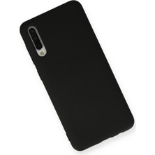 Happycase Samsung Galaxy A50 Kılıf Nano Içi Kadife  Silikon - Siyah