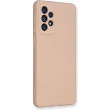 Happycase Samsung Galaxy A33 5g Kılıf Nano Içi Kadife  Silikon - Pudra