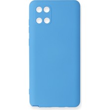 Happycase Samsung Galaxy A81 / Note 10 Lite Kılıf Nano Içi Kadife  Silikon - Mavi