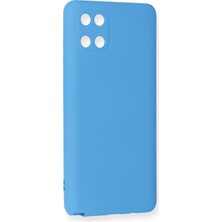 Happycase Samsung Galaxy A81 / Note 10 Lite Kılıf Nano Içi Kadife  Silikon - Mavi