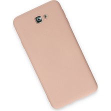 Happycase Samsung Galaxy J7 Prime Kılıf Nano Içi Kadife  Silikon - Pudra