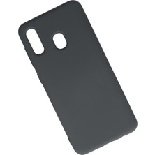 Happycase Samsung Galaxy A30 Kılıf Nano Içi Kadife  Silikon - Gri