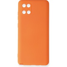 Happycase Samsung Galaxy A81 / Note 10 Lite Kılıf Nano Içi Kadife  Silikon - Turuncu