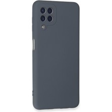 Happycase Samsung Galaxy M32 Kılıf Nano Içi Kadife  Silikon - Gri