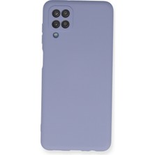 Happycase Samsung Galaxy M12 Kılıf Nano Içi Kadife  Silikon - Lila