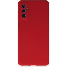 Happycase Samsung Galaxy M52 5g Kılıf Nano Içi Kadife  Silikon - Kırmızı