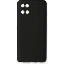 Happycase Samsung Galaxy A81 / Note 10 Lite Kılıf Nano Içi Kadife  Silikon - Siyah