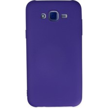 Happycase Samsung Galaxy J7 Kılıf Nano Içi Kadife  Silikon - Mor