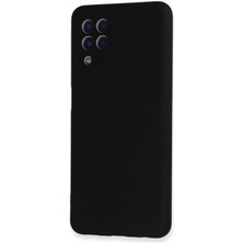 Happycase Samsung Galaxy M22 Kılıf Nano Içi Kadife  Silikon - Siyah