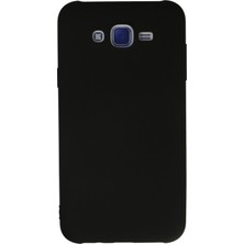 Happycase Samsung Galaxy J7 Kılıf Nano Içi Kadife  Silikon - Siyah