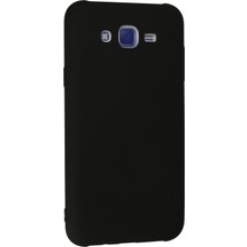 Happycase Samsung Galaxy J7 Kılıf Nano Içi Kadife  Silikon - Siyah