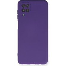 Happycase Samsung Galaxy M12 Kılıf Nano Içi Kadife  Silikon - Mor