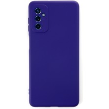 Happycase Samsung Galaxy M52 5g Kılıf Nano Içi Kadife  Silikon - Mor