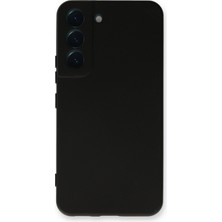 Happycase Samsung Galaxy S22 Plus Kılıf Nano Içi Kadife  Silikon - Siyah