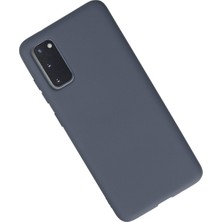 Happycase Samsung Galaxy S20 Kılıf Nano Içi Kadife  Silikon - Gri