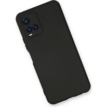 Happycase Vivo Y21 Kılıf Nano Içi Kadife  Silikon - Siyah