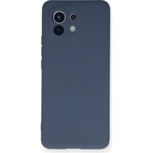 Happycase Xiaomi Mi 11 Kılıf Nano Içi Kadife  Silikon - Gri