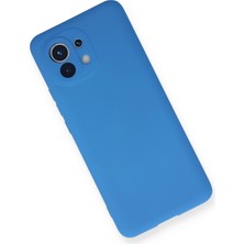 Happycase Xiaomi Mi 11 Kılıf Nano Içi Kadife  Silikon - Mavi