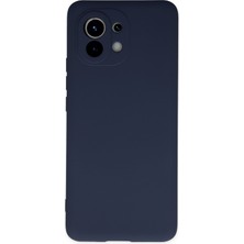 Happycase Xiaomi Mi 11 Kılıf Nano Içi Kadife  Silikon - Lacivert