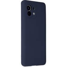 Happycase Xiaomi Mi 11 Kılıf Nano Içi Kadife  Silikon - Lacivert