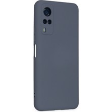 Happycase Vivo Y51 Kılıf Nano Içi Kadife  Silikon - Gri